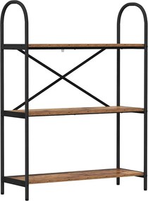 vidaXL Raft pentru cărți Lemn vechi 80 x 30 x 109 cm Lemn compozit