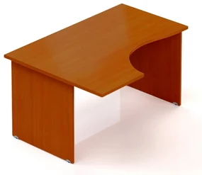 Masa ergonomica Visio 140 x 100 cm, stanga, cires