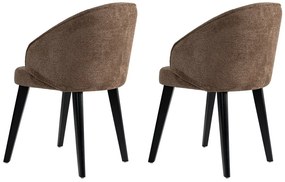 Set de scaune de sufragerie Bentley Brown andBlack, 2 buc.