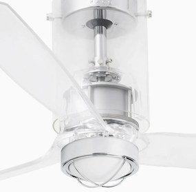 Lustra cu Ventilator si telecomanda MINI TUBE M transparent