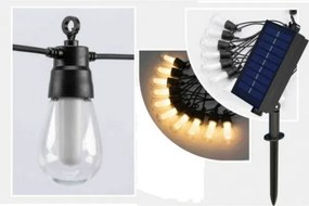Ghirlanda Led Solara 10M IP44 10 Leduri