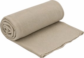 Patura din fleece FLEORA, maro deschis Dimensiune: 200 x 220 cm