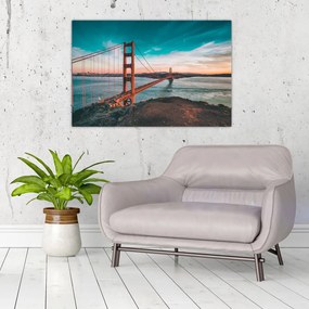 Tablou - Golden Gate, San Francisco (90x60 cm)