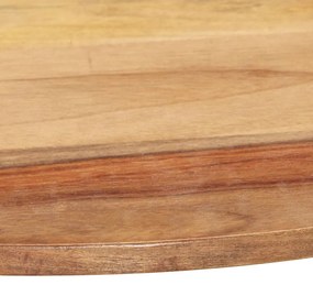 285974 vidaXL Blat de masă, 60 cm, lemn masiv de sheesham, rotund, 25-27 mm