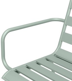 Outsunny set de masă de 5 piese pentru grădină, mobilier exterior rezistent la intemperii, 80x80x74 cm, verde | Aosom Romania