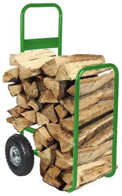 Carucior transport lemne