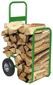 Carucior transport lemne