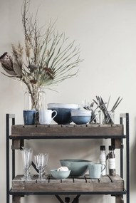 IB Laursen Bol mare din ceramica albastra LIGHT BLUE DUNES