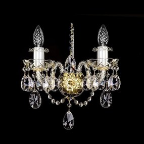 Aplica eleganta cu 2 brate Cristal Bohemia Exclusive LESJA II. CE