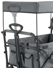 Camion de mână cu acoperiș gri închis