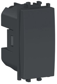 Intrerupator simplu, 1 modul, negru, Schneider Easy Styl
