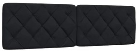 vidaXL Pernă pentru tăblie de pat, negru, 180 cm, material textil