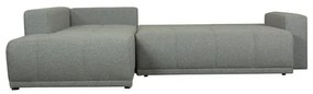 Coltar Extensibil Cu Otoman Stanga Otis, 5 Locuri, Lada Depozitare, Gri, 280 Cm