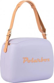 Geanta frigorifica Polarbox Pop, 6 litri, Include 2 cutii pentru pranz, Pana la 24 h, Violet/Portocaliu