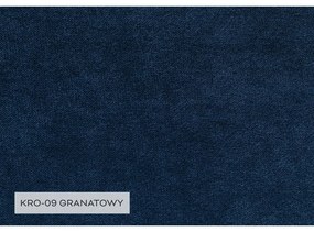 Colțar albastru închis extensibil cu tapițerie din catifea (cu colț pe partea dreaptă) Lofty Lilly – Miuform