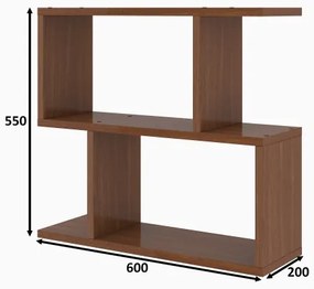 Măsuță laterală LALE 55x60 cm maro
