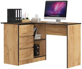 Masă PC de colț Bodhi  (Stejar craft) (S). 1069482