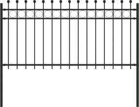 vidaXL Zăbrele in Formă de Inel Negru 200 x 150 cm