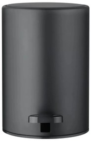 Coș de gunoi negru mat cu pedală din oțel 3 l Modo – Blomus