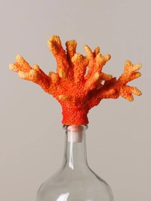 Sticla cu capac in forma de coral Orange