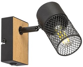 Spot de perete METTA 1xE14/40W/230V stejar Rabalux 71151