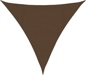 vidaXL Pânză parasolar, maro, 4,5x4,5x4,5 m, HDPE, 160 g/m²