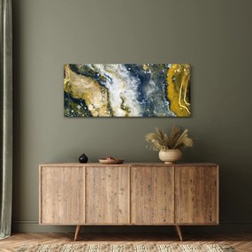 Tablou - Abstract auriu (120x50 cm)