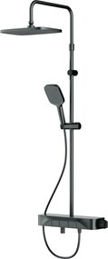 Coloana de dus cu baterie monocomanda AM.PM Func finisaj negru mat