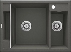 Chiuveta granit Deante Magnetic 50x69 cm antracit