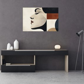 Tablou - Femeie din profil (90x60 cm)