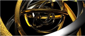 Tablou cu abstracție modernă (120x50 cm)