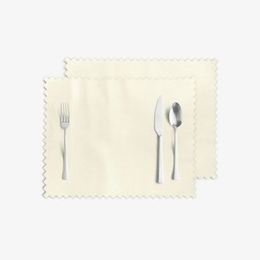 Goldea suport farfurie din teflon - vanilie - 2 buc 30 x 40 cm