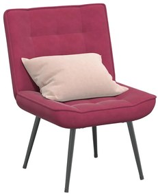 vidaXL Scaun de relaxare Vin Roșu 64x74x84 cm catifea
