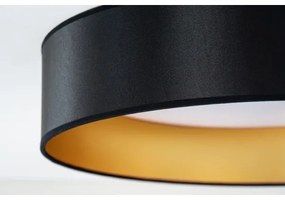 Plafonieră LED Duolla ROLLER LED/24W/230V d. 45 cm negru/auriu