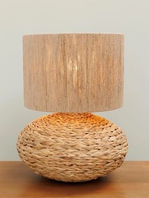 Lampa de masa cu abajur din iuta, Nataia