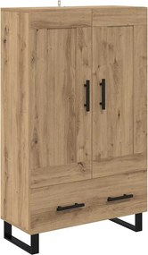 vidaXL Bufet Stejar Artizanal 69,5 x 31 x 115 cm Lemn compozit