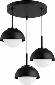BRILAGI - Lustră suspendată pe cablu COSMO 3xE27/60W/230V neagră