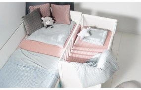 Pătuț alb co-sleeping 60x120 cm Hamburg – Roba