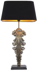 Veioza, Lampa de masa design LUX Beau Site, vintage/ negru