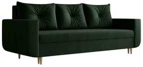 Canapea trei locuri Drift (Verde închis). 1056643