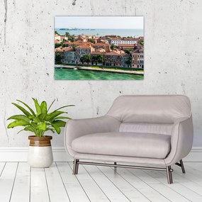 Tablou - Vedere aeriană a orașului (70x50 cm)