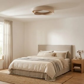 BRILAGI- Plafonieră LED VELVET TWIST LED/24W/230V 4000K diam. 55 cm kr./bej.
