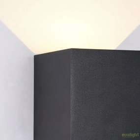Aplica de exterior cu protectie IP54, 10x10cm, Fulton negru MYO572WL-L6B