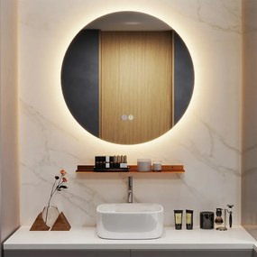 Oglindă de baie cu LED, 60 cm