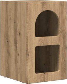 vidaXL Noptieră Stejar Artizanal 29,5 x 33,5 x 50 cm Lemn compozit