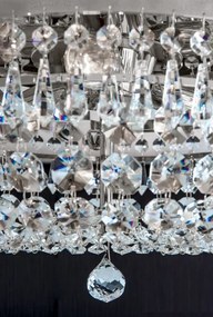 Lustra aplicata cristal Schöler design de lux Sheraton 35cm, chrome
