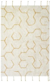 Covor de joacă pentru copii crem din bumbac 90x130 cm Pollination – Lorena Canals