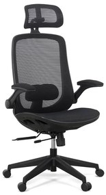Scaun ergonomic SYYT 9509 negru, mesh complet și șezut reglabil