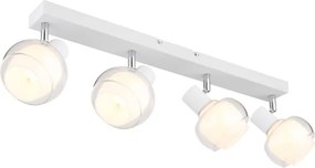 Globo 54309-4W - Spot TOKKI 4xE14/40W/230V alb