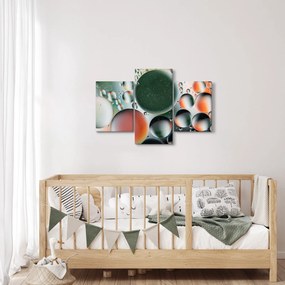 Tablou abstract - buline (90x60 cm)